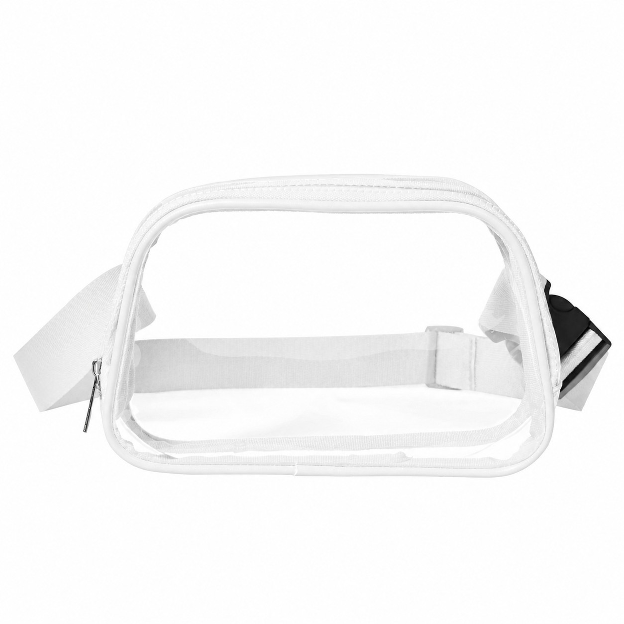 Zippered Storage Fanny Pack — White