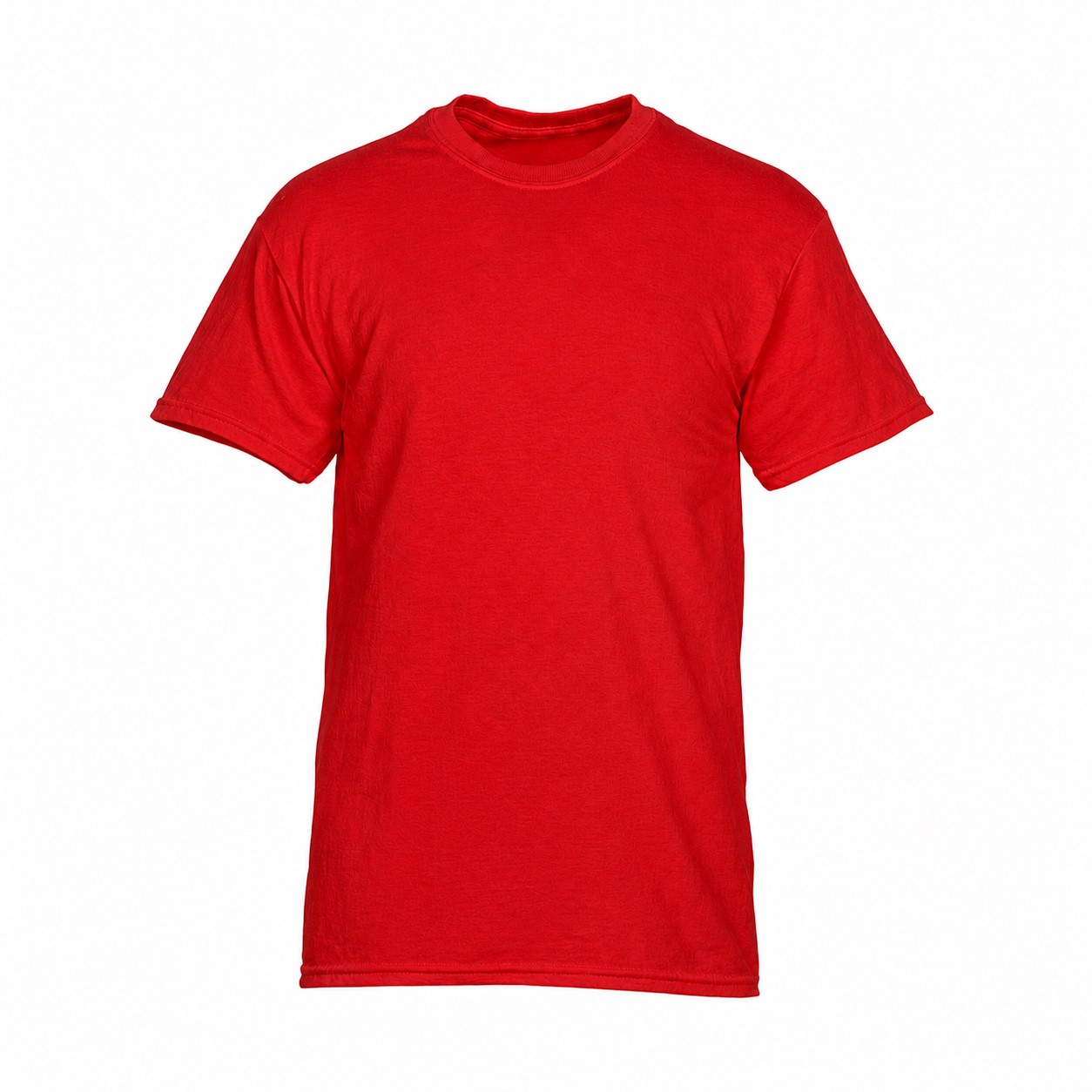 Durable Cotton Crewneck Event Tee — Red
