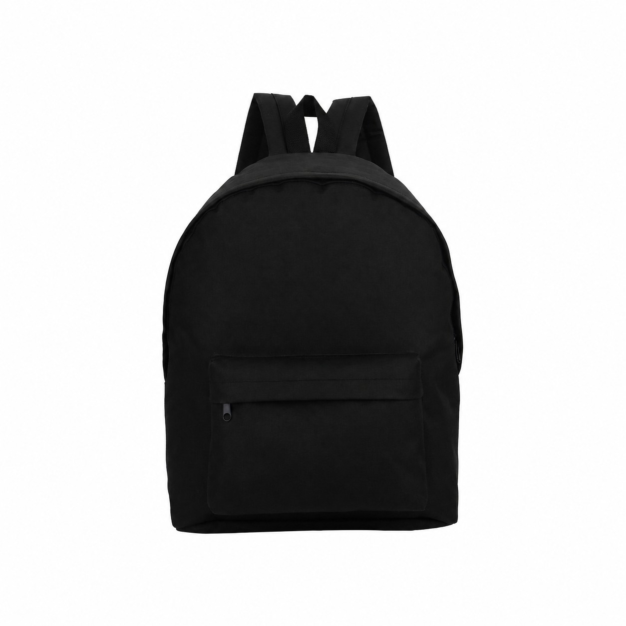 300D Polyester Reinforced Handles Backpack — Black