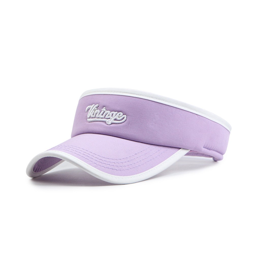 Polyester Curved Bill Visor Hat — view 2