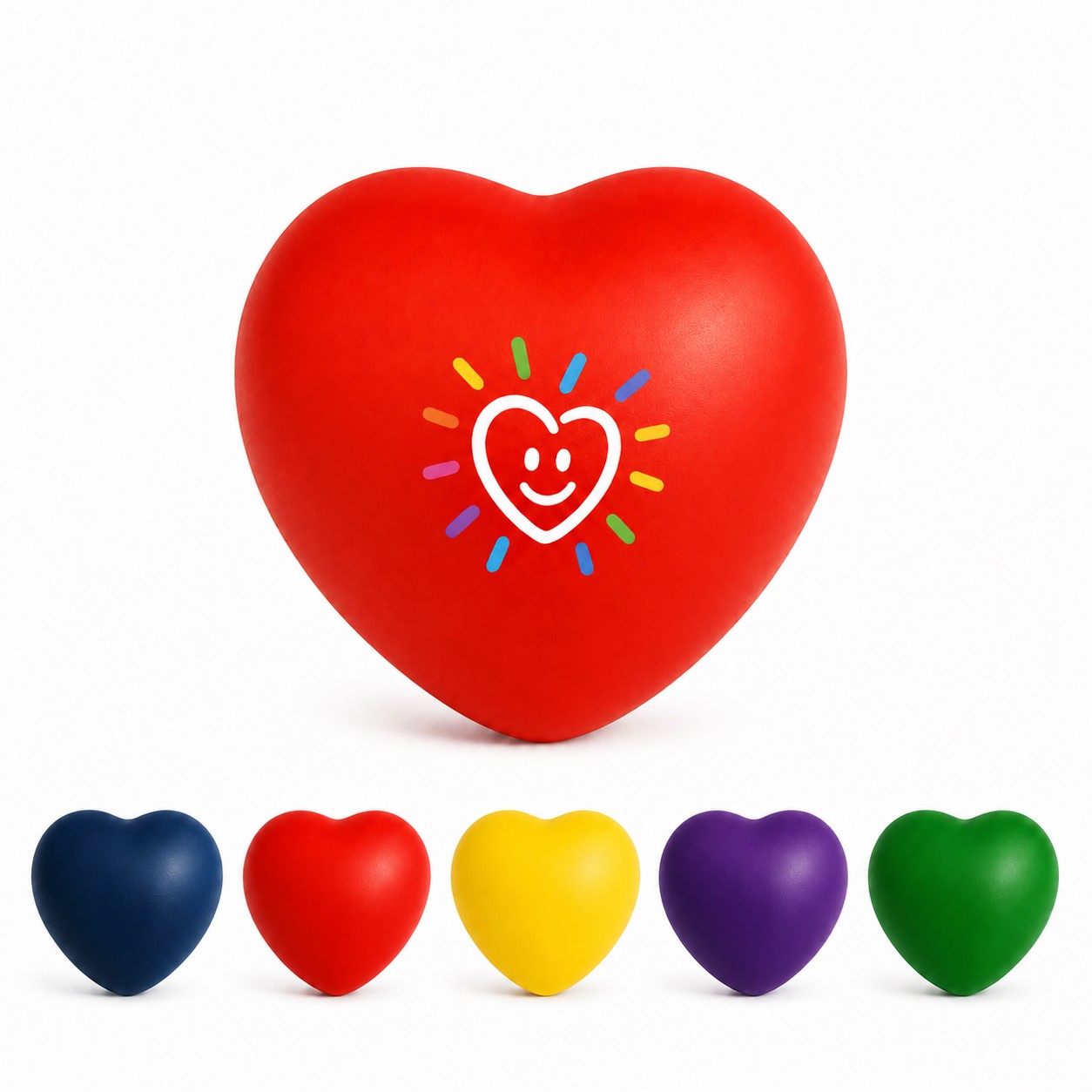 PU Foam Heart Stress Ball