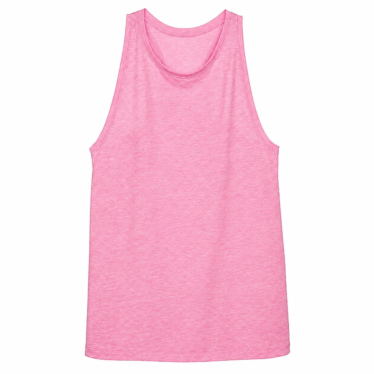 Ladies Tri Blend Racerback Tank — Pink