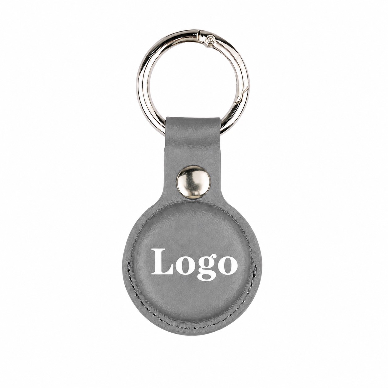 Silicone Tracker Holder Keychain — Gray