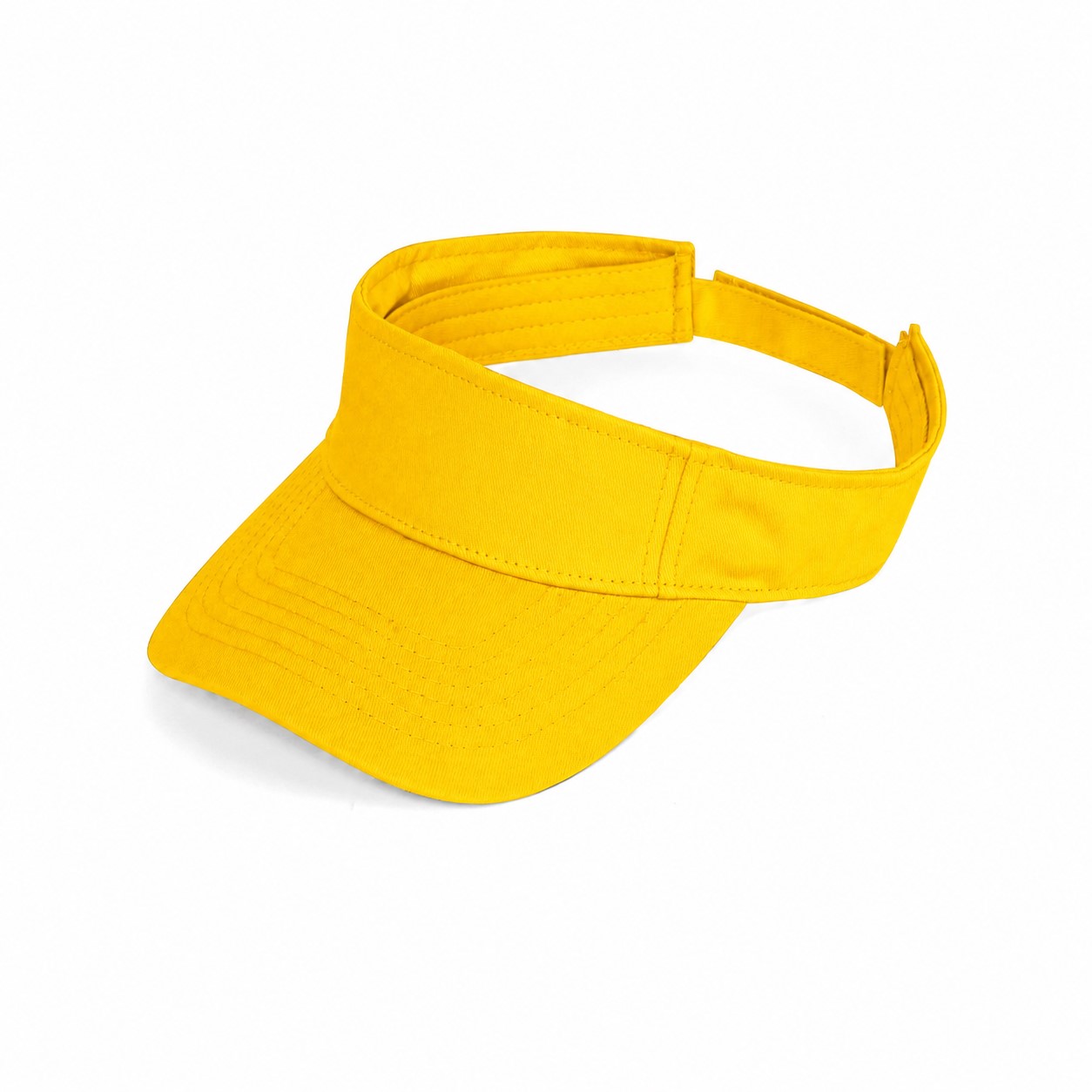 Cotton Baseball Sun Visor — Yellow