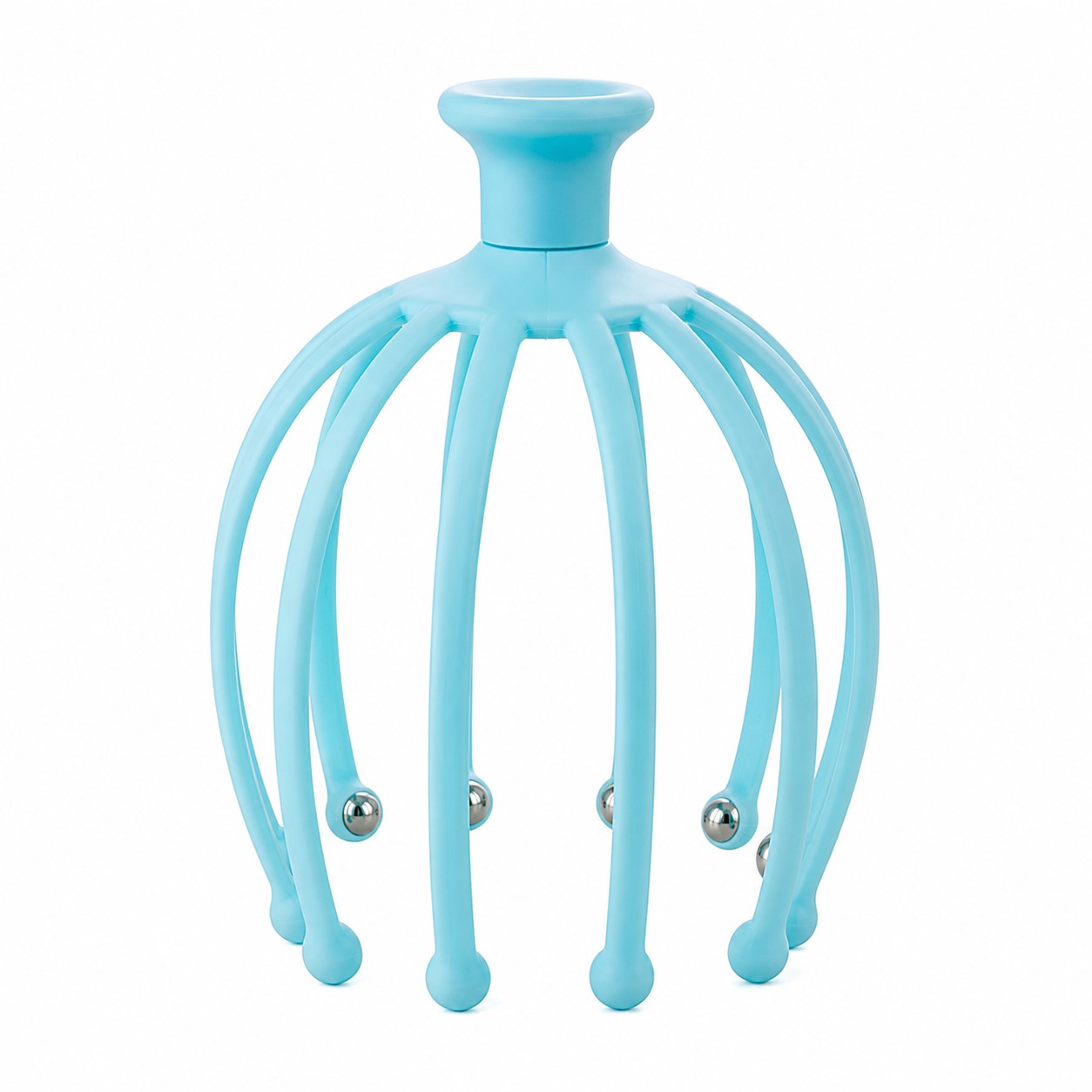 Flexible PE Claw Head Massager With Steel Balls — view 2