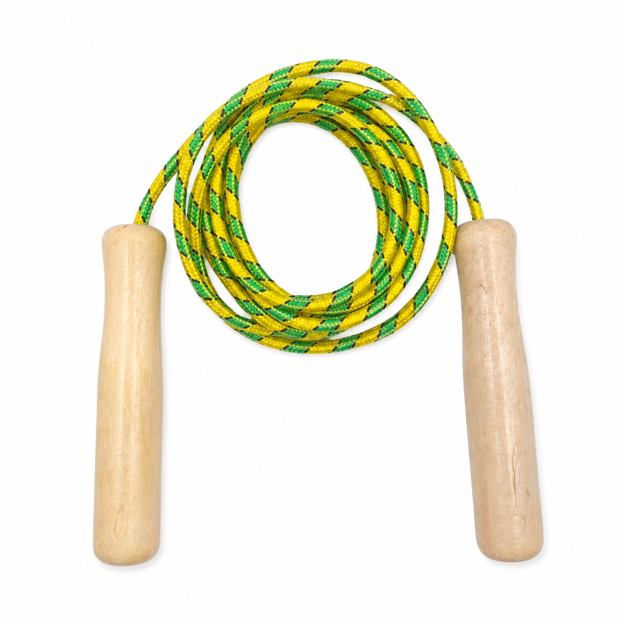 Children's Cotton Skipping Rope With Wood Handles — view 2