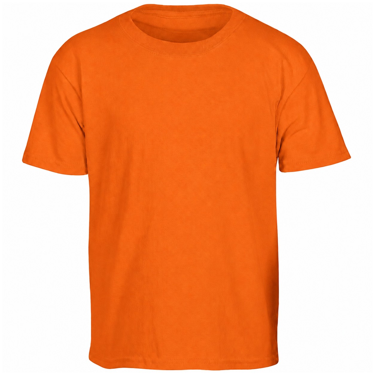 Youth Cotton T Shirt — Orange