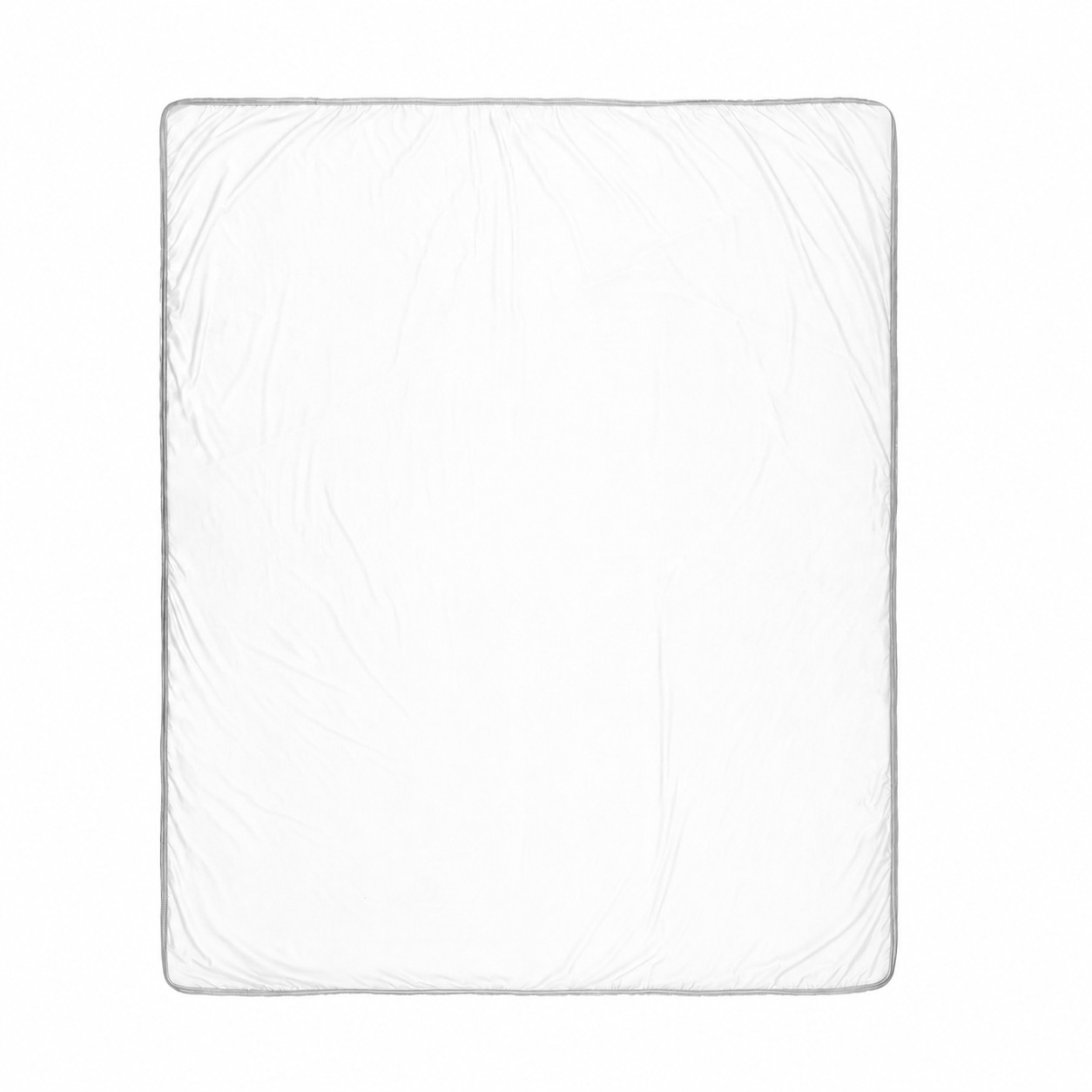 Dual Sided Polyester Cooling Blanket — White
