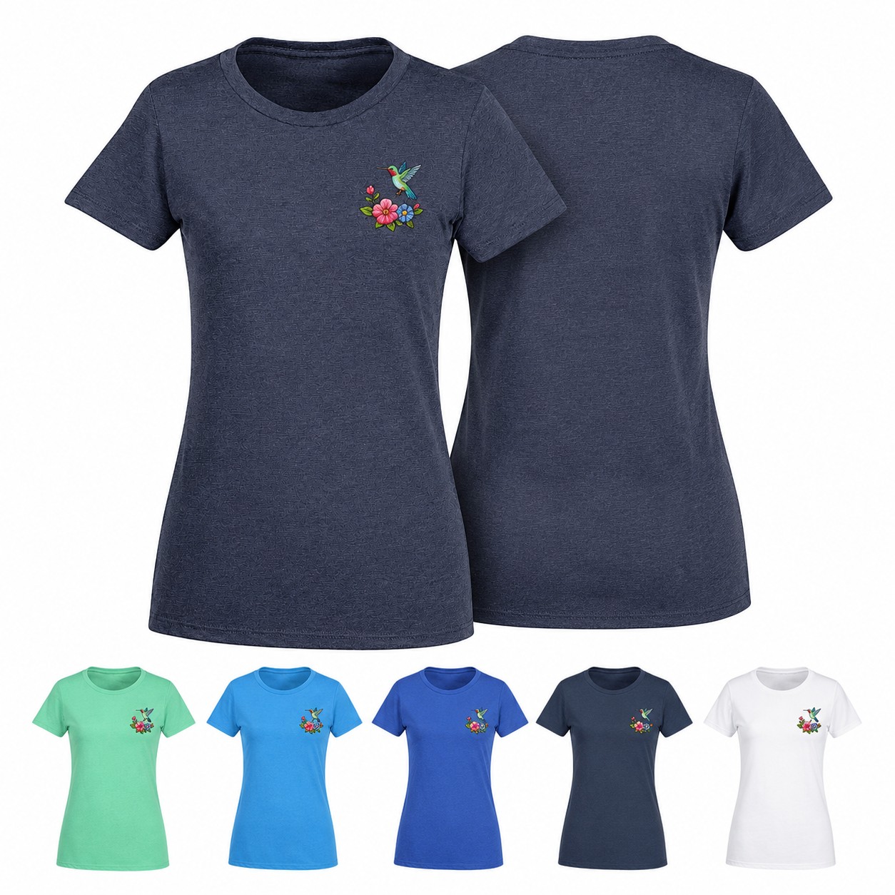 Ladies Combed Ringspun Cotton Blend Tee