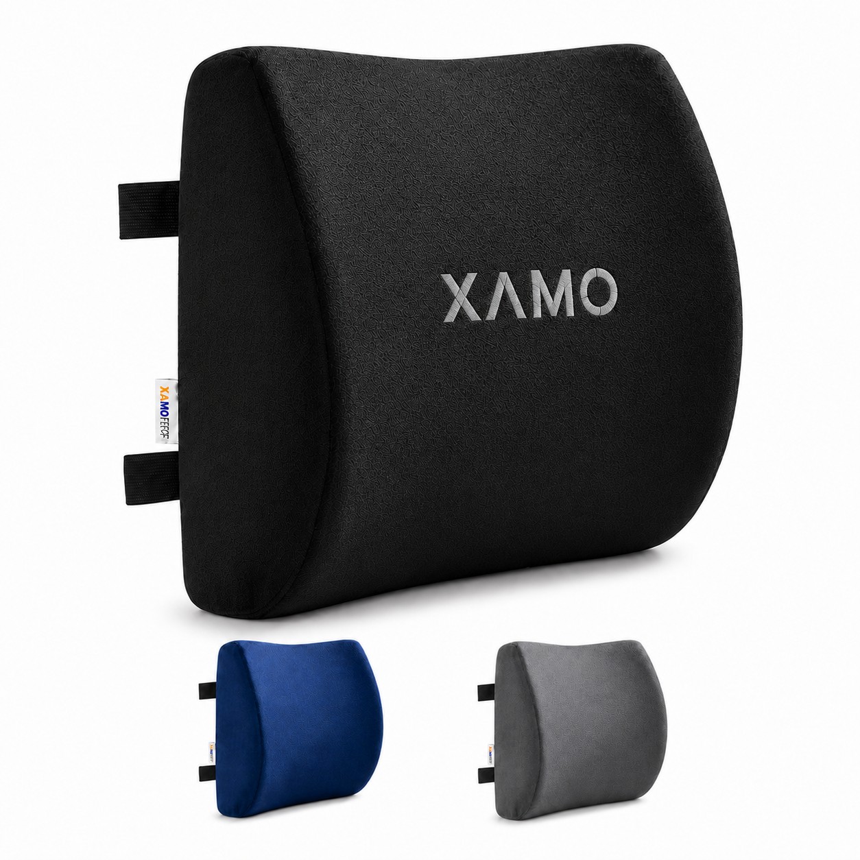 Dual Strap Memory Foam Lumbar Support Pillow