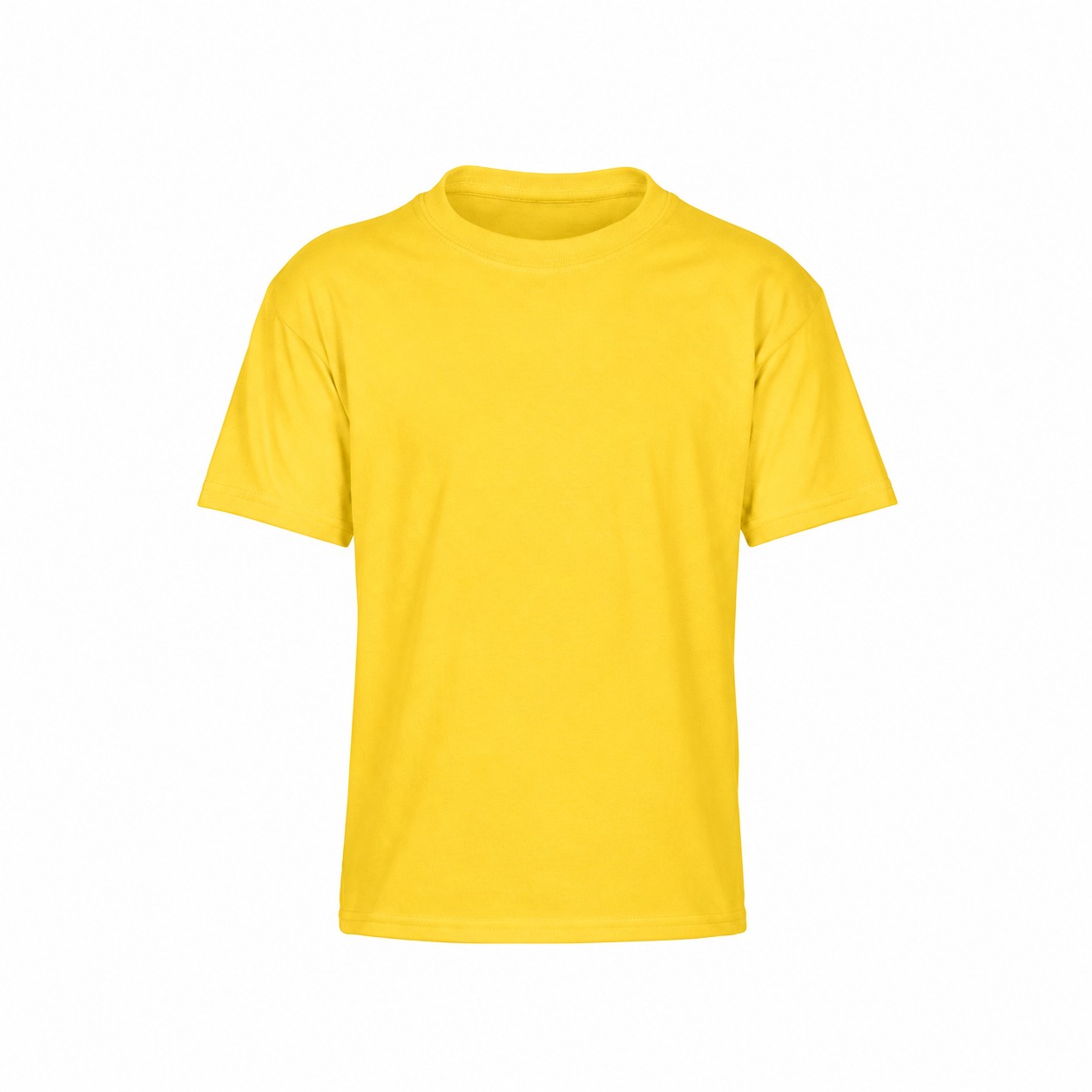 Essential Youth Cotton T Shirt — Yellow