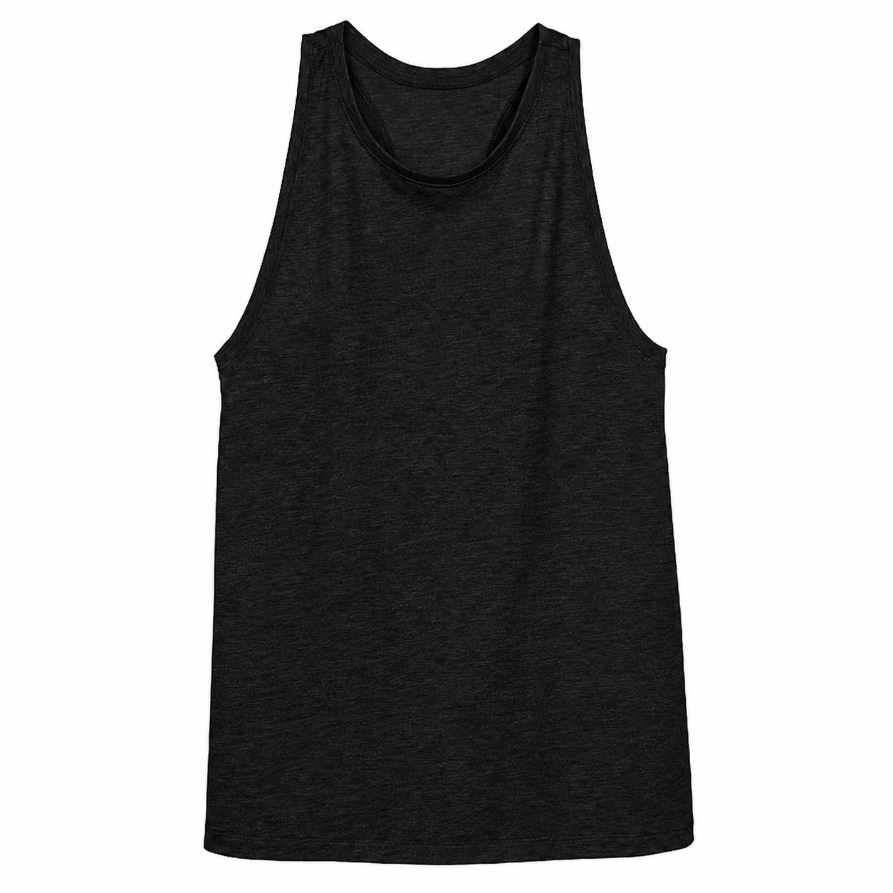 Ladies Tri Blend Racerback Tank — Black
