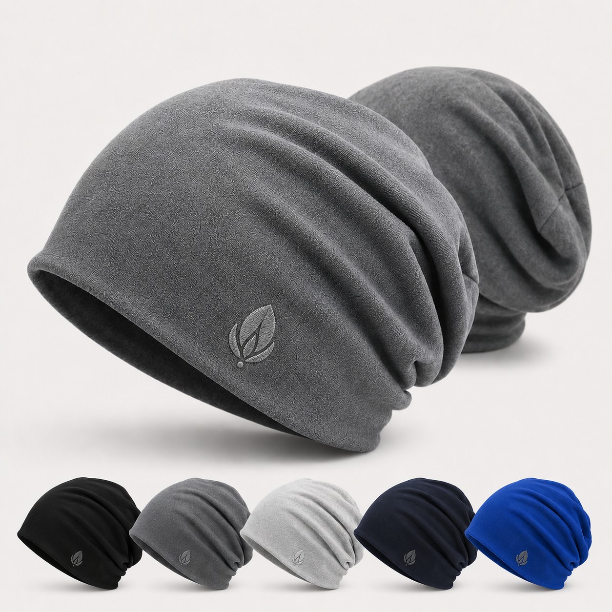 Polyester Slouchy Beanie Hat