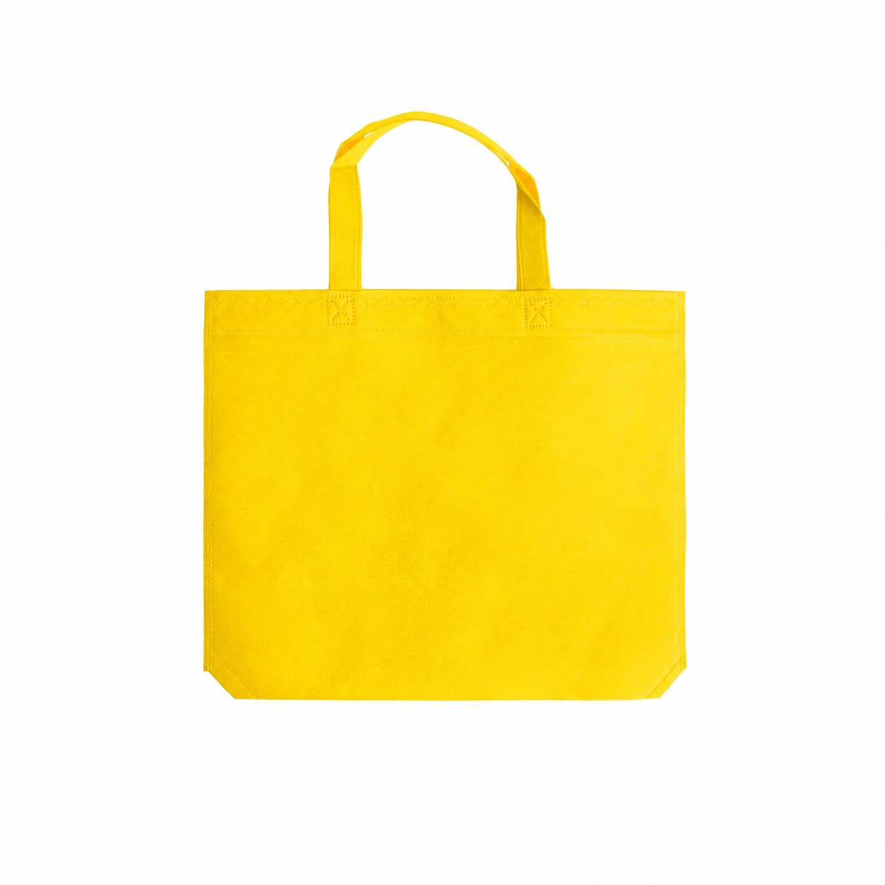 Smooth Surface Tote Bag — Yellow