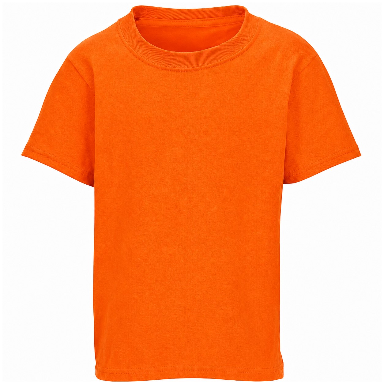 Youth Midweight Cotton Crewneck T-Shirt — Orange