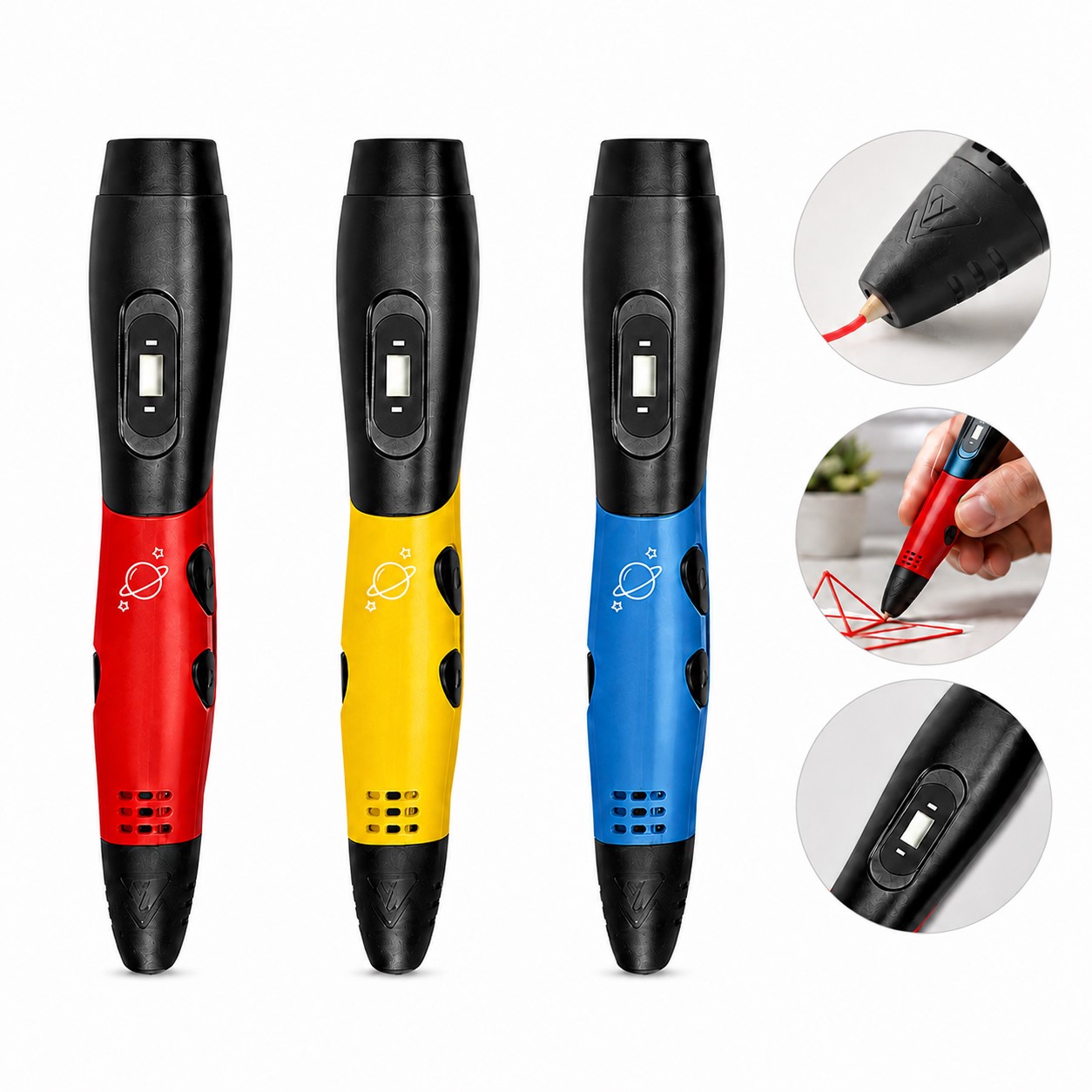 Variable Temperature Polyethylene 3D Printing Pen