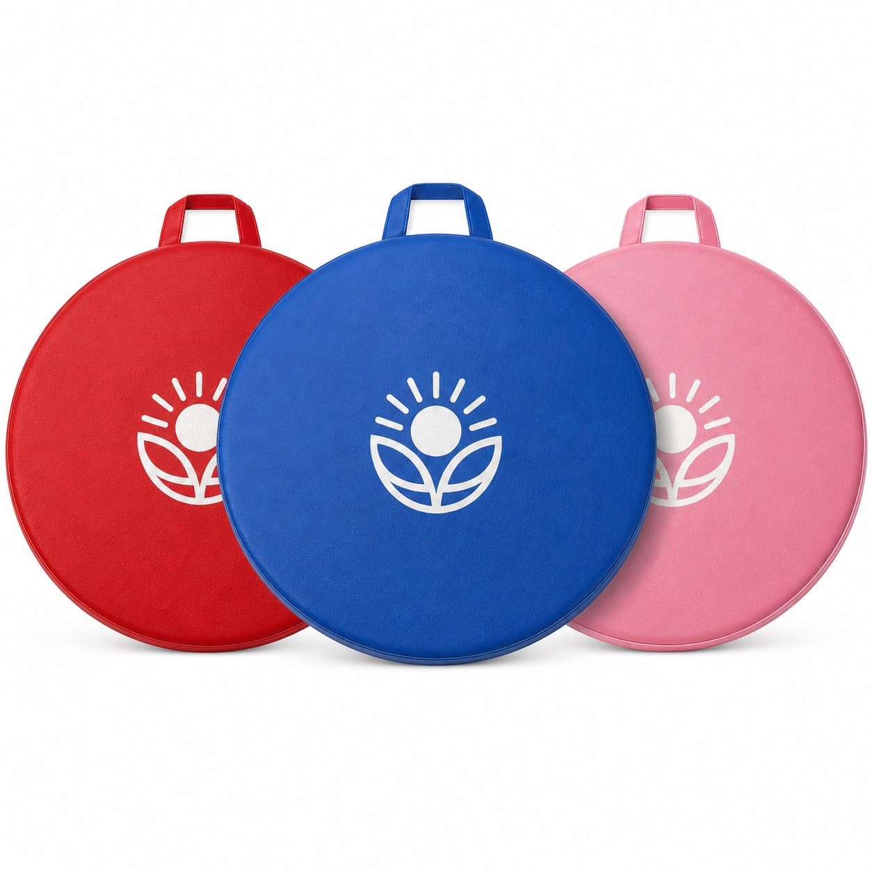 Round PU Foam Seat Cushion With Carry Handle