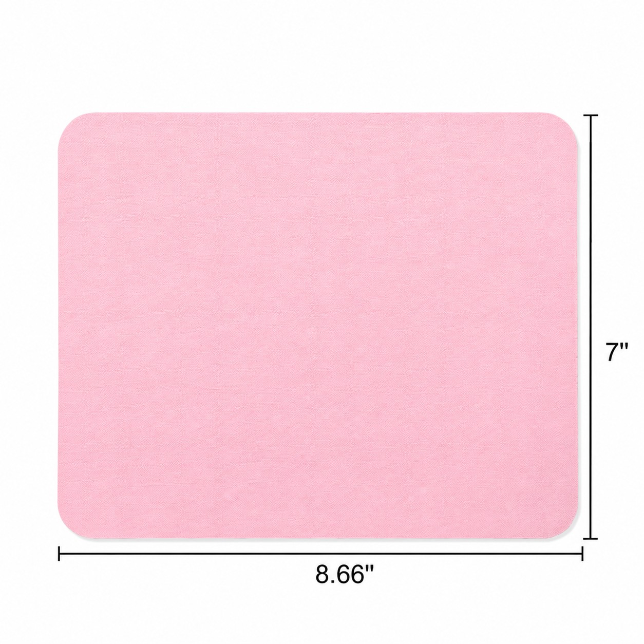 Soft Surface Fabric Mouse Pad — Pink