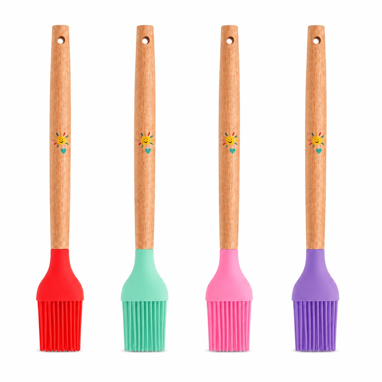 Wood Handle Silicone Glazing Brush