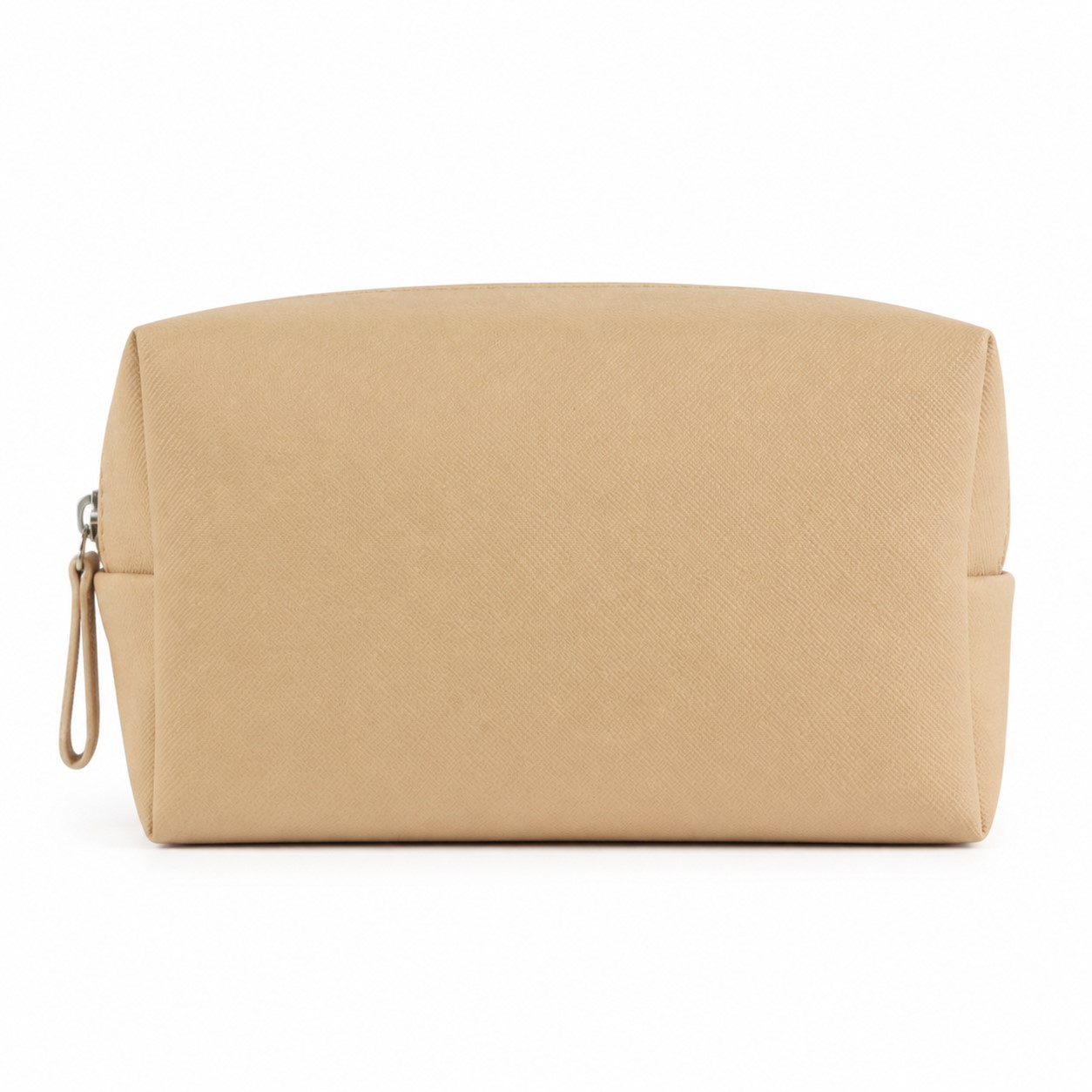 Boxy Faux Leather Cosmetic Pouch — view 2