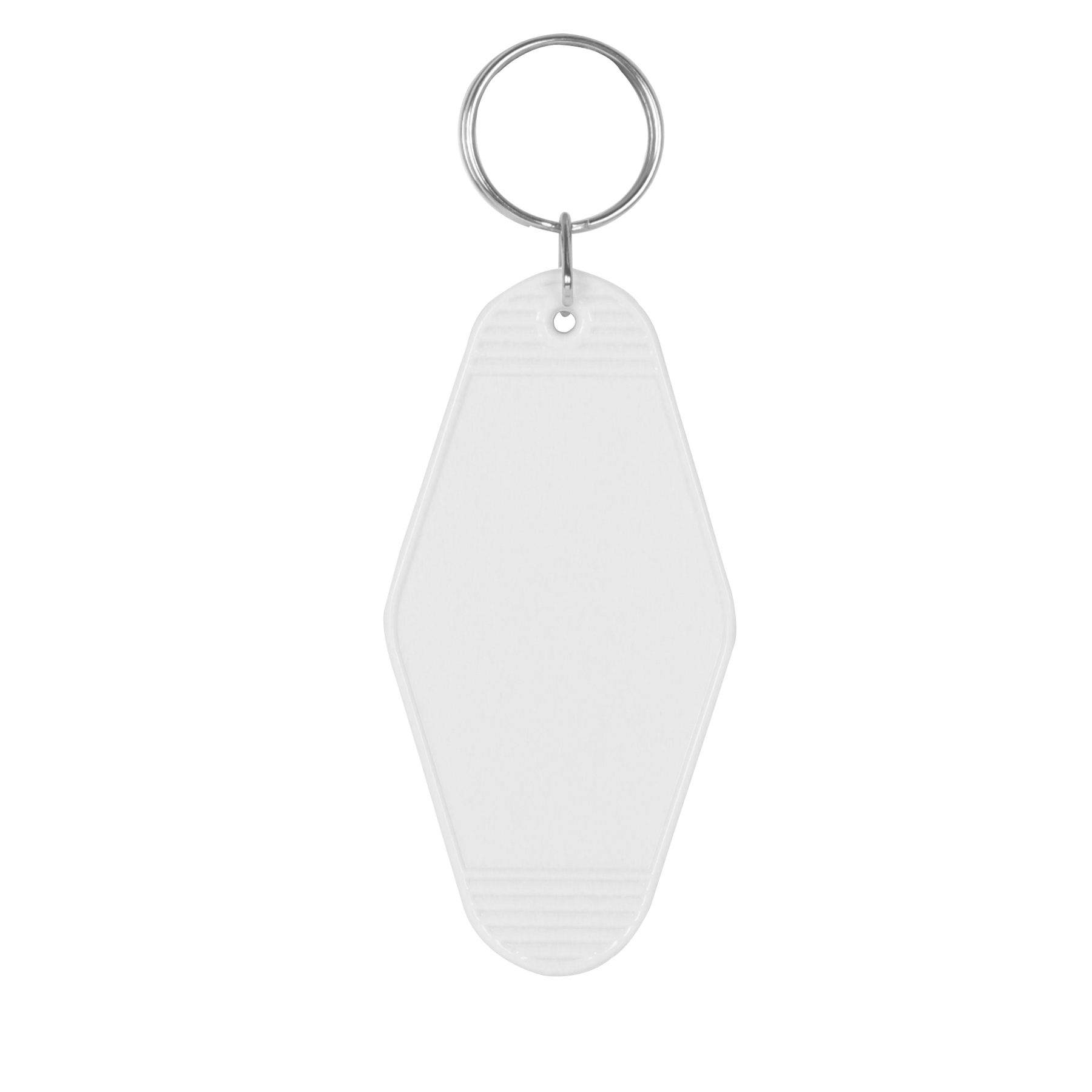 Plastic Motel Key Tag Ring — view 2
