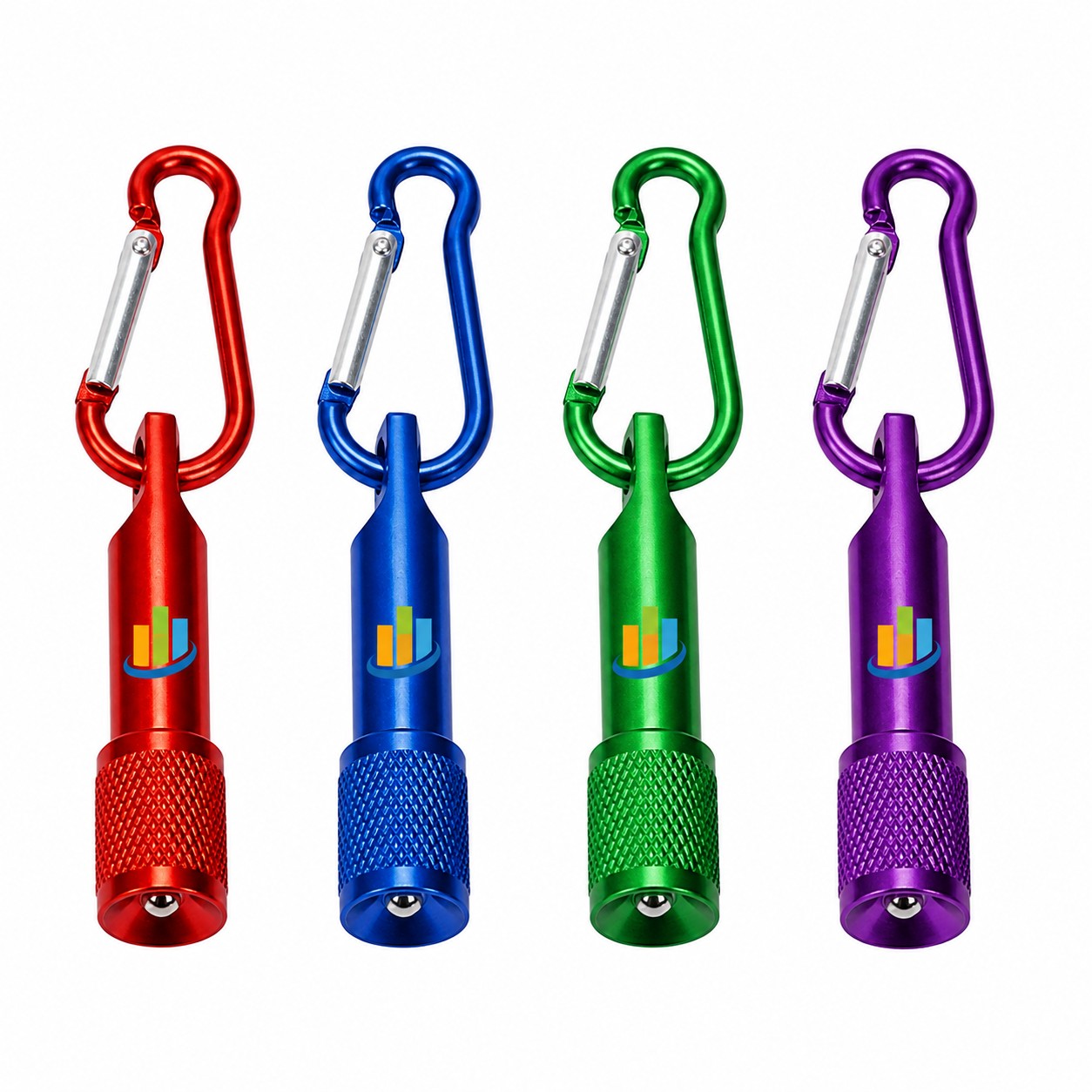 Compact Aluminum LED Carabiner Flashlight — view 1