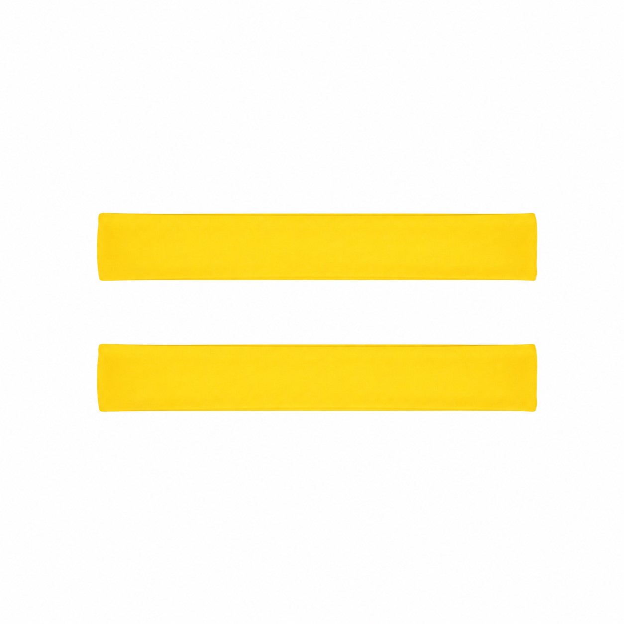 Lightweight Polyester Sports Headband — Yellow