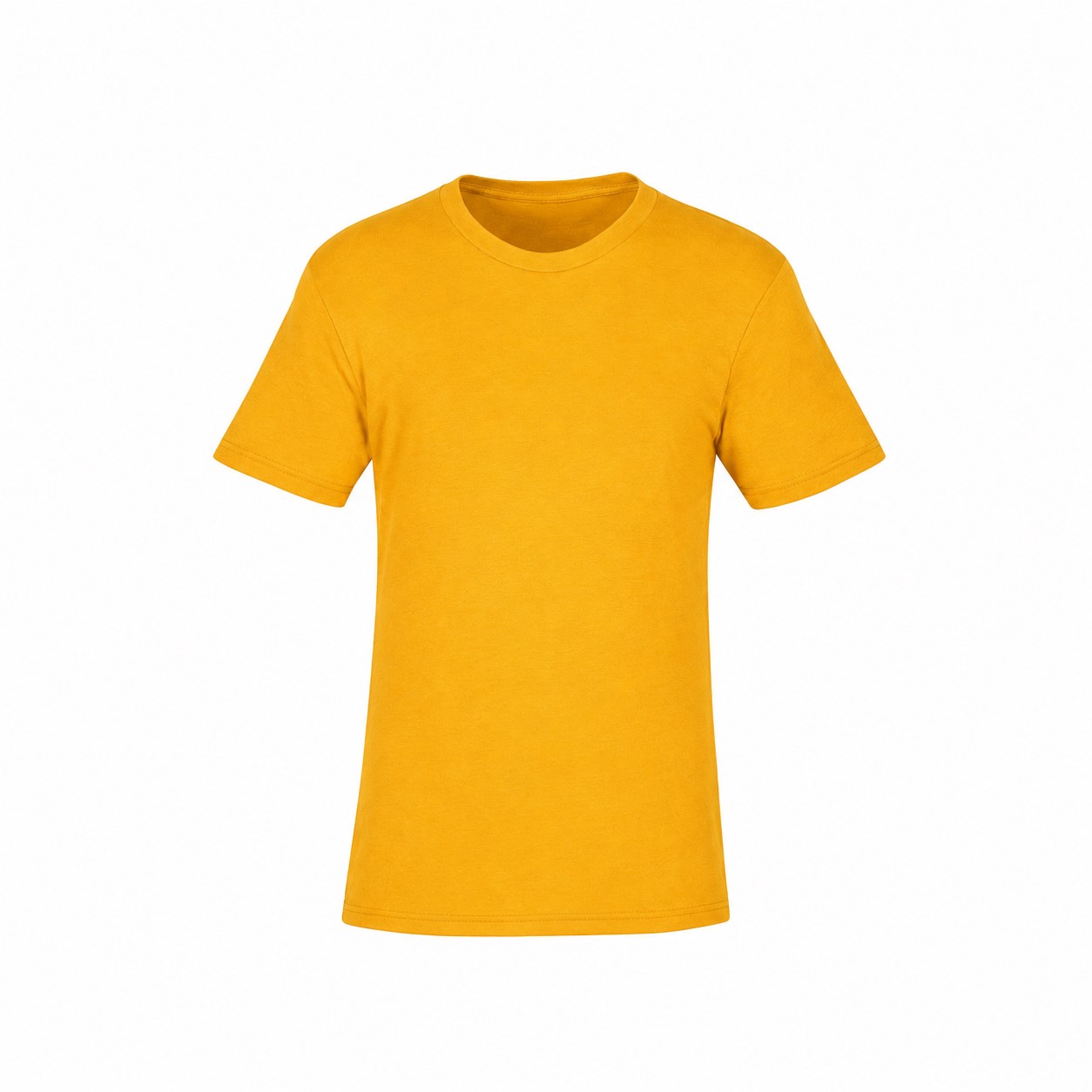 Fine Jersey Cotton Polyester Tee — Gold