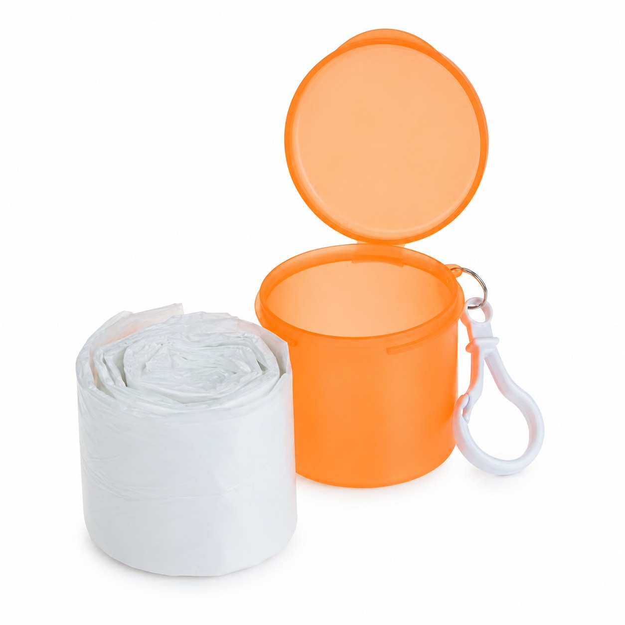 Hooded Plastic Rain Poncho Kit — view 2