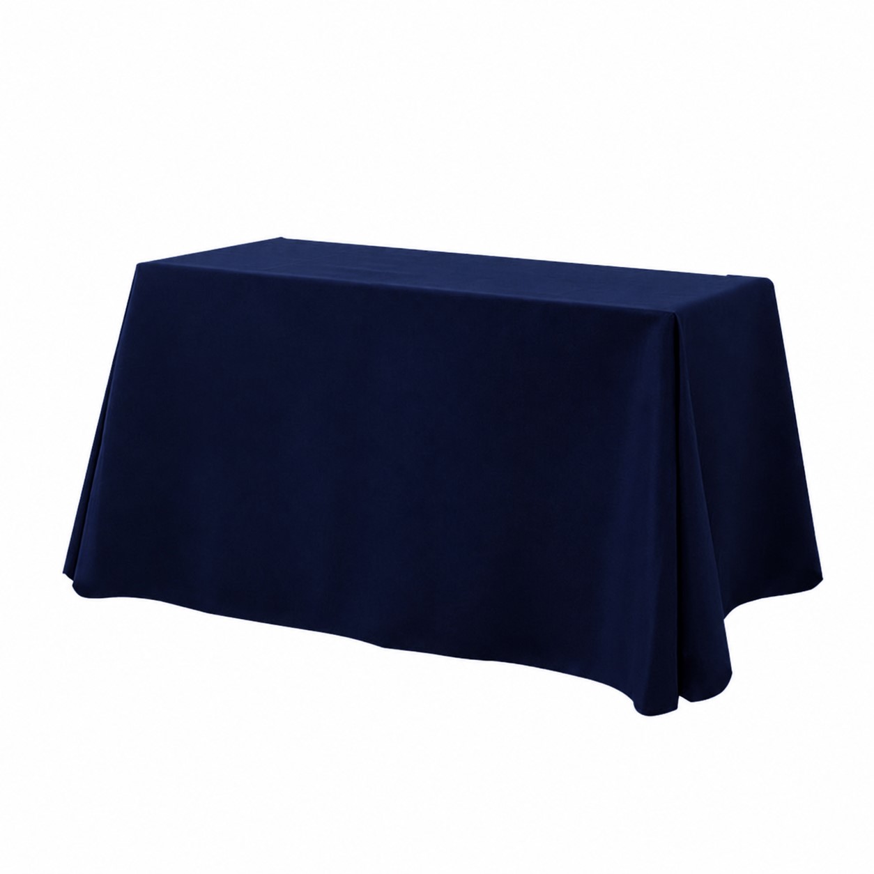 Polyester Booth Tablecloth Cover — Dark Blue