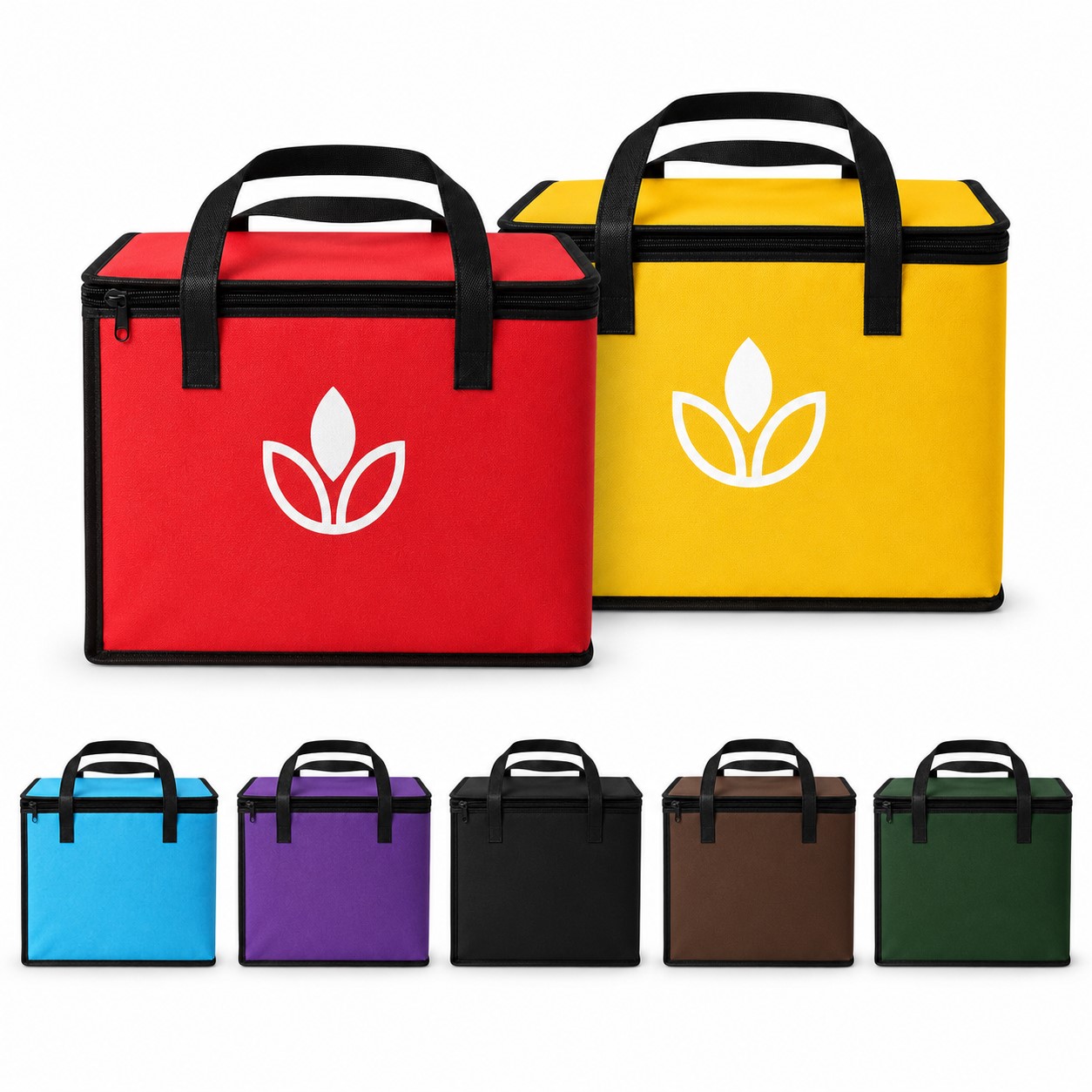 Square Foldable Insulated Food Delivery Bag