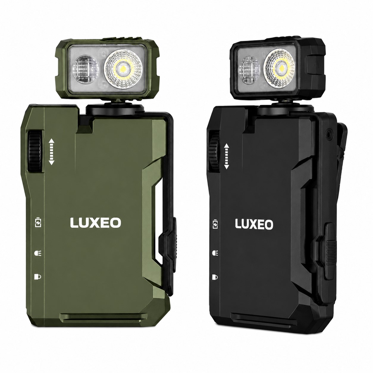 Flat Rechargeable EDC Flashlight With Magnetic Keychain
