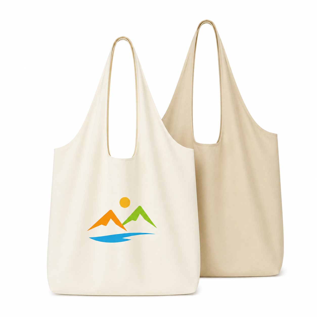 Large Vest Handle Canvas Tote