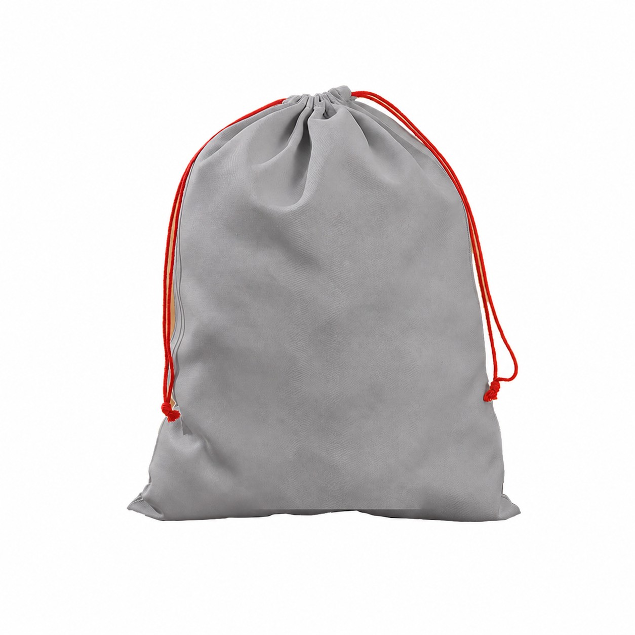 Cotton Drawstring Gift Sack — Gray