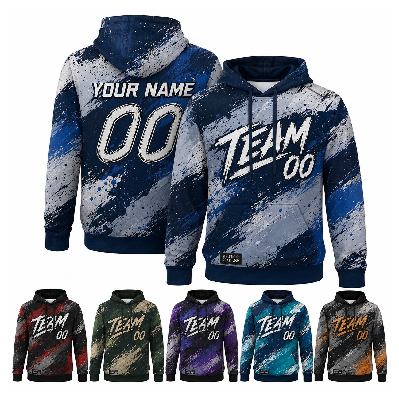 Polyester Hoodie With Kangaroo Pocket