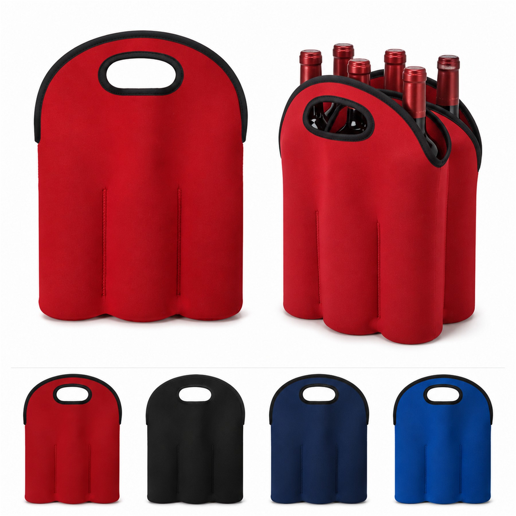 Synthetic Rubber Wine Cooler Bag