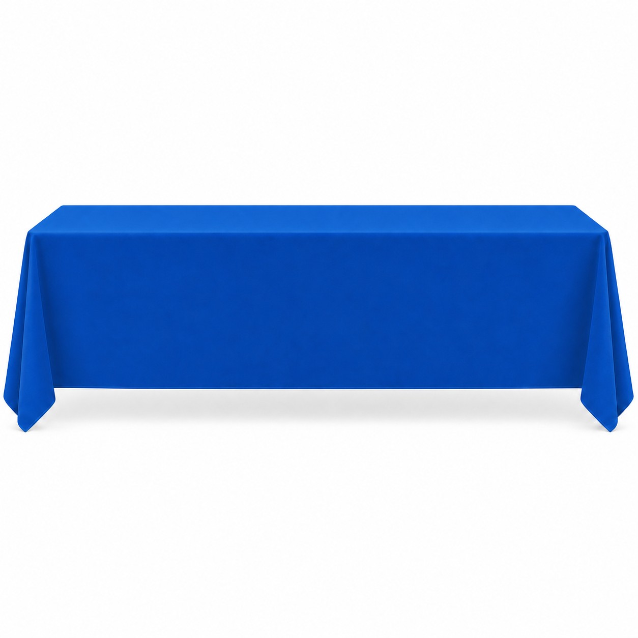 Large Skirted Rectangle Tablecloth — Blue