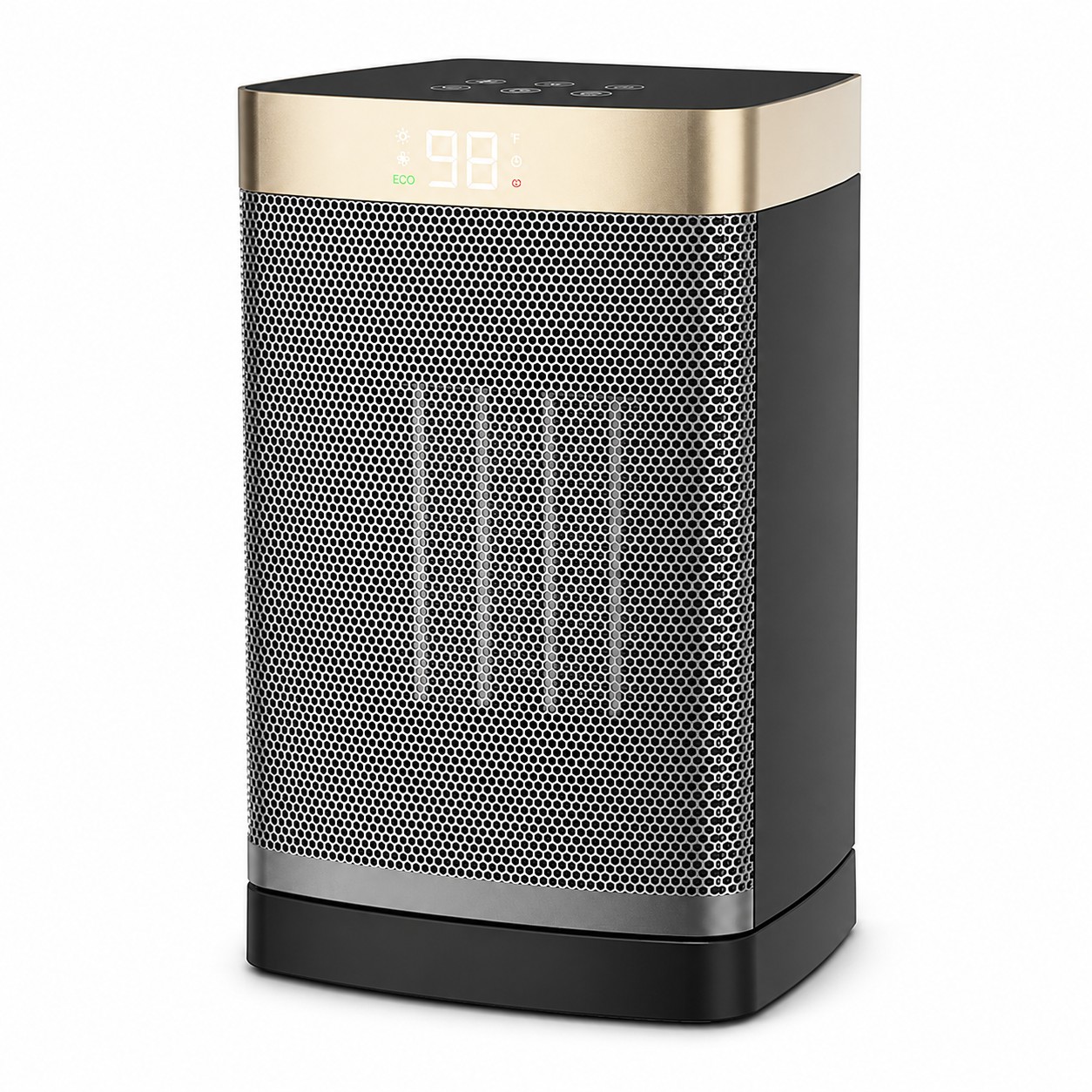 Remote Oscillating Ceramic Space Heater — view 2