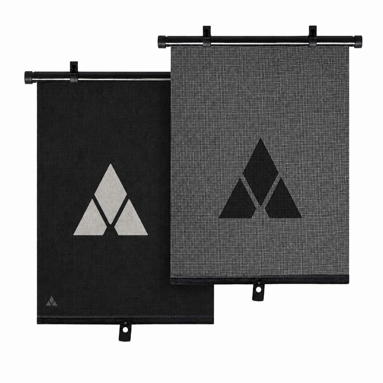 Foldable Polyester Car Window Shade Set