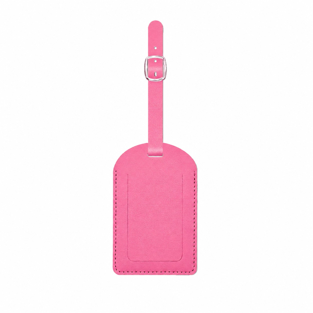 Buckle Strap Travel ID Tag — Pink