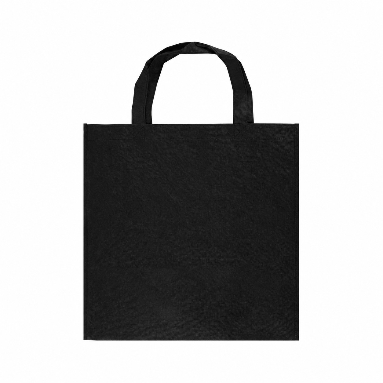 Fold-Flat Storage Tote Bag — Black