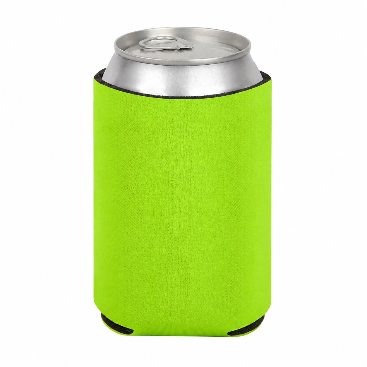 Economy Foam Can Cooler — Lime Green