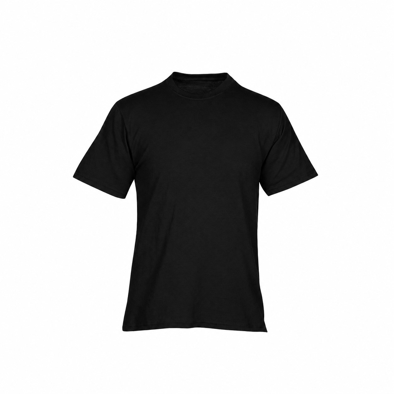 Classic Cotton Screen T Shirt — Black