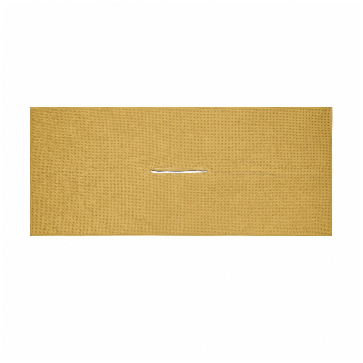 Microfiber Caddie Towel With Club Slit — Brass Gold
