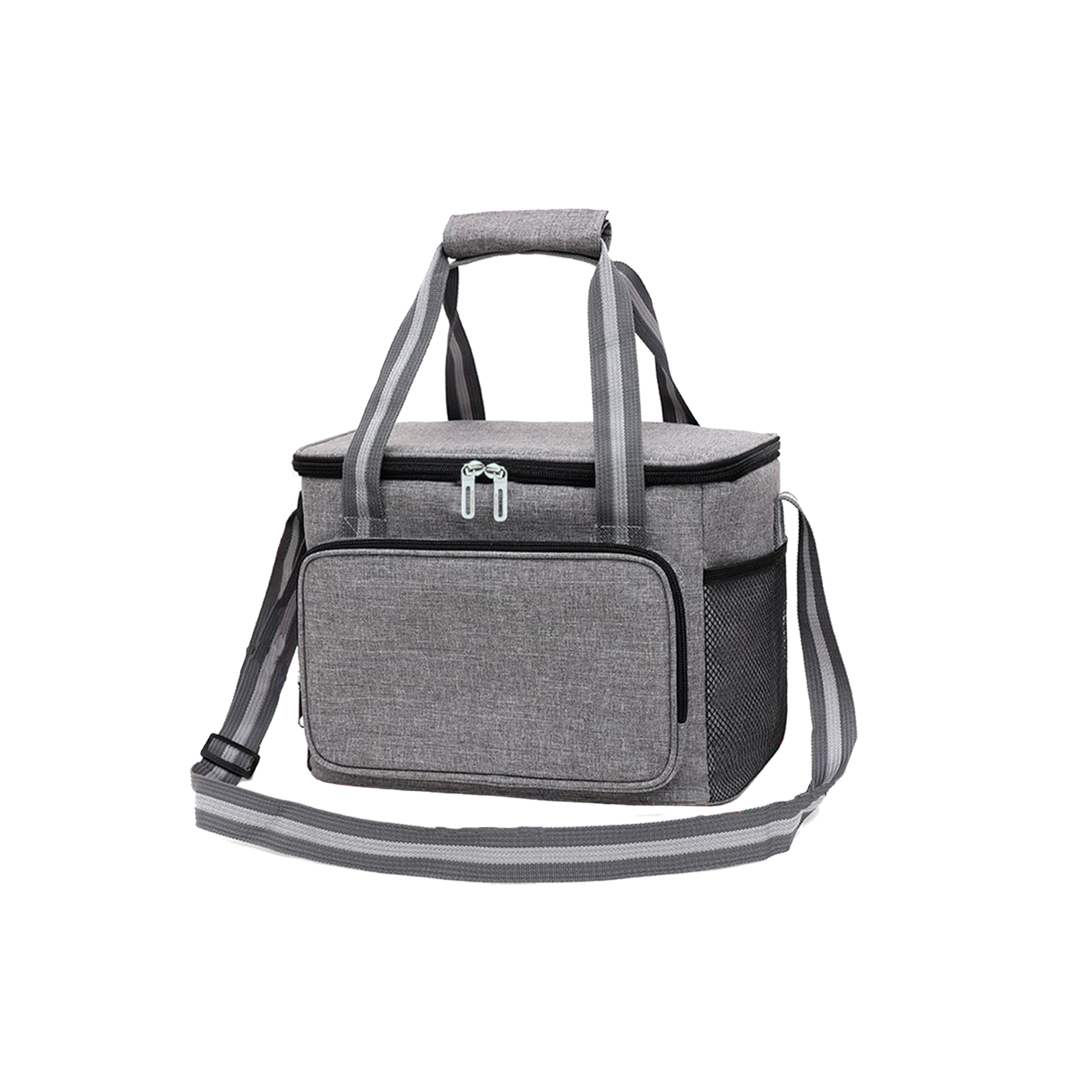 Zippered Oxford Lunch Cooler Bag — view 2