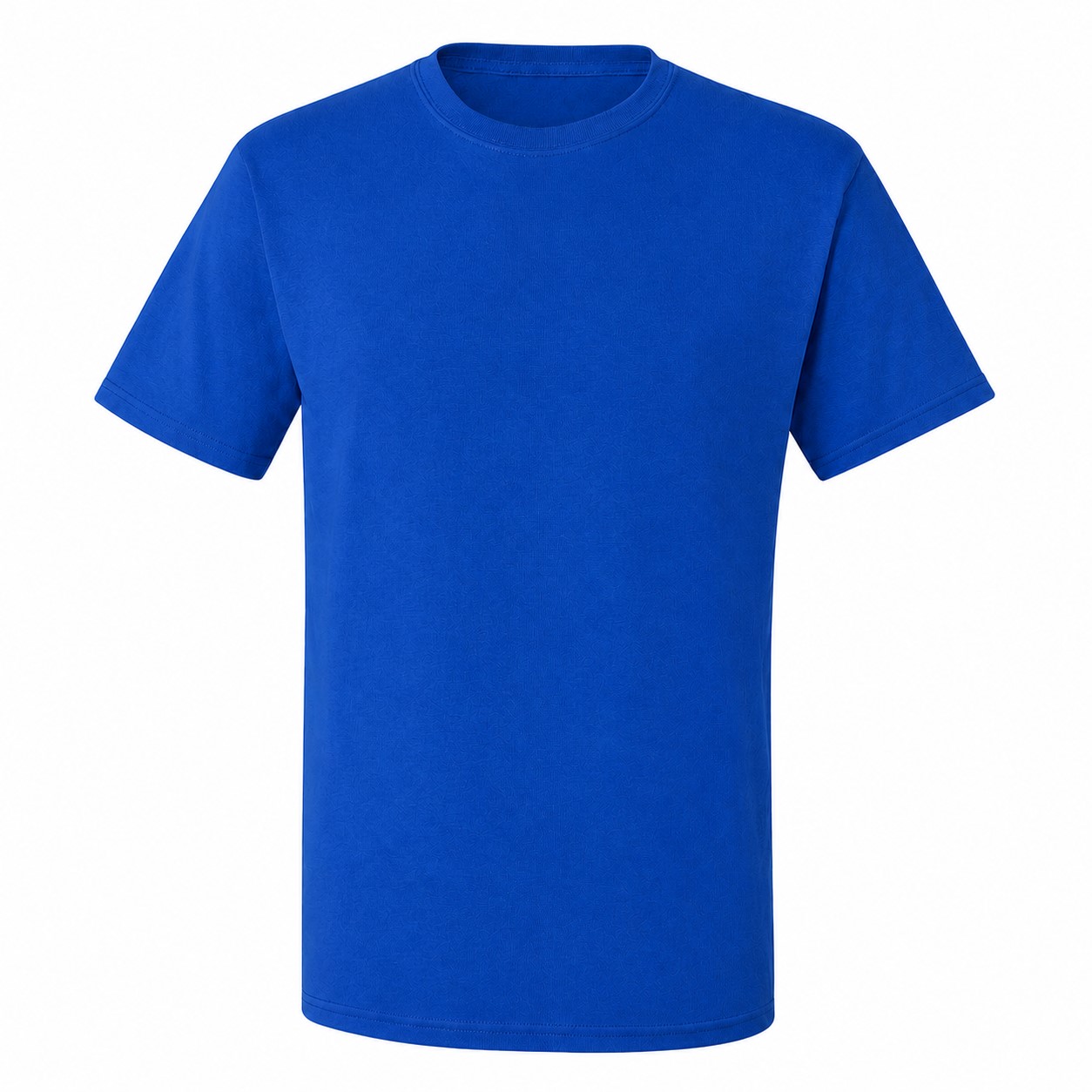 Cotton Polyester Moisture-Wicking T-Shirt — Blue