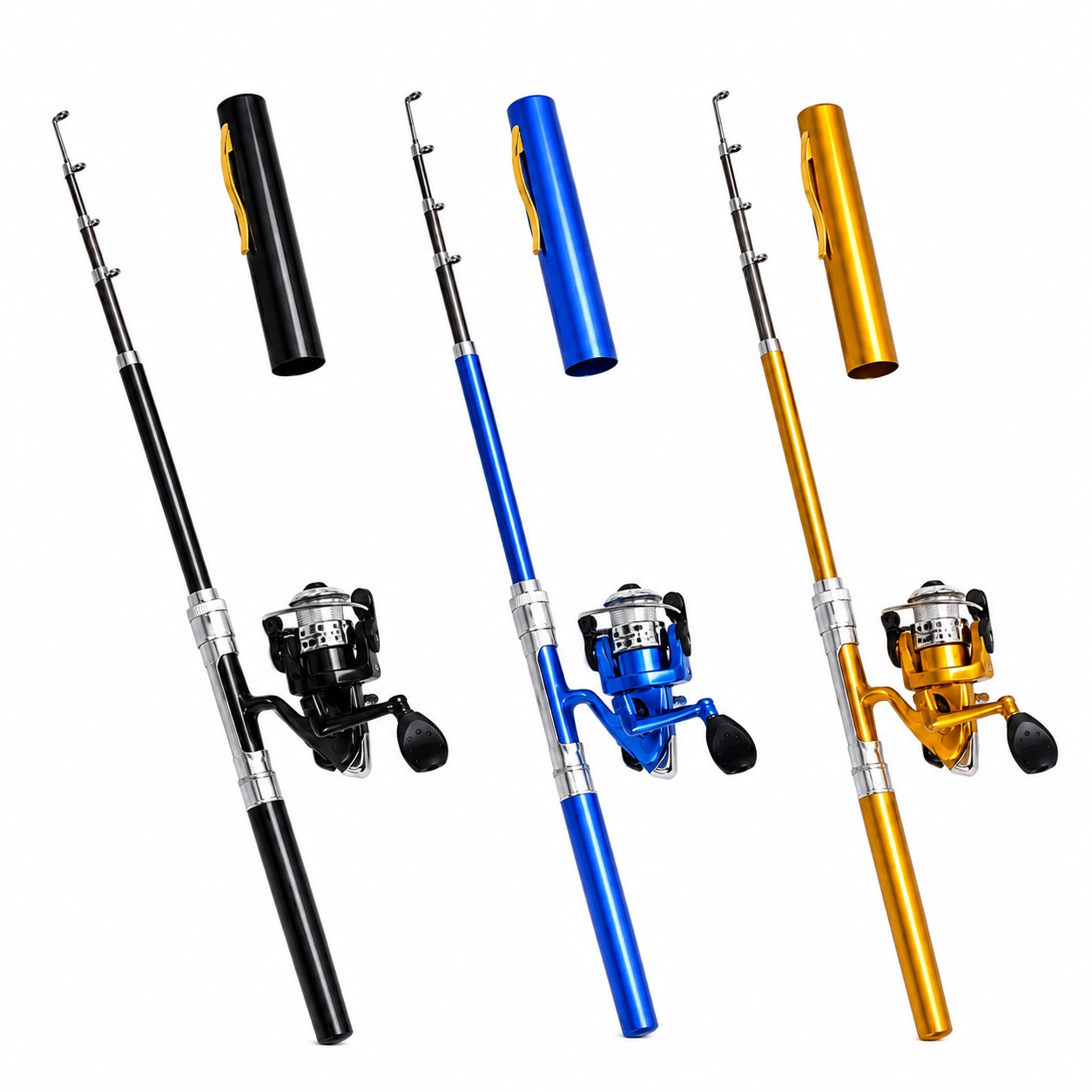 Pen Style Telescopic Fishing Rod Set