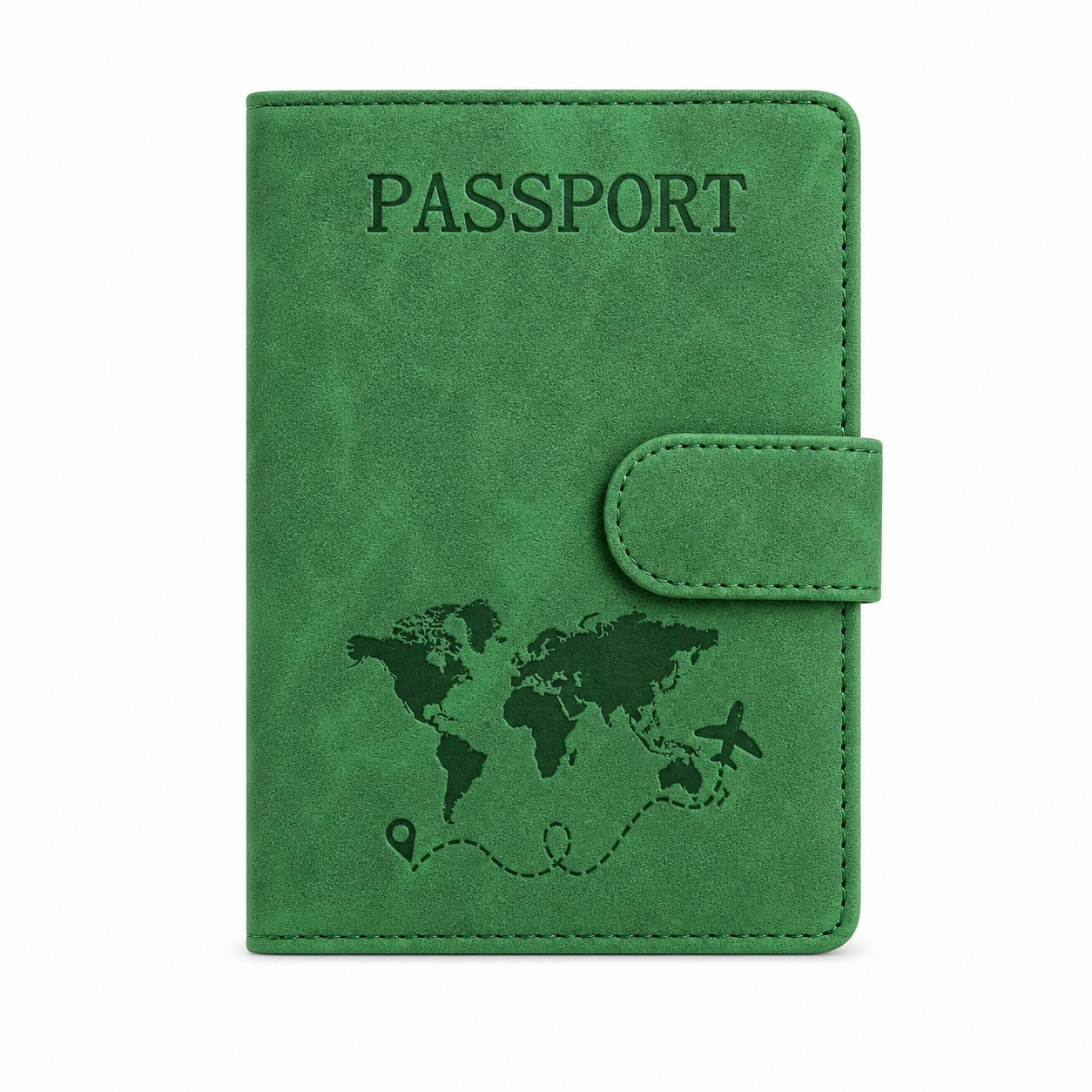 RFID PU Passport Holder With Magnetic Clasp — view 2