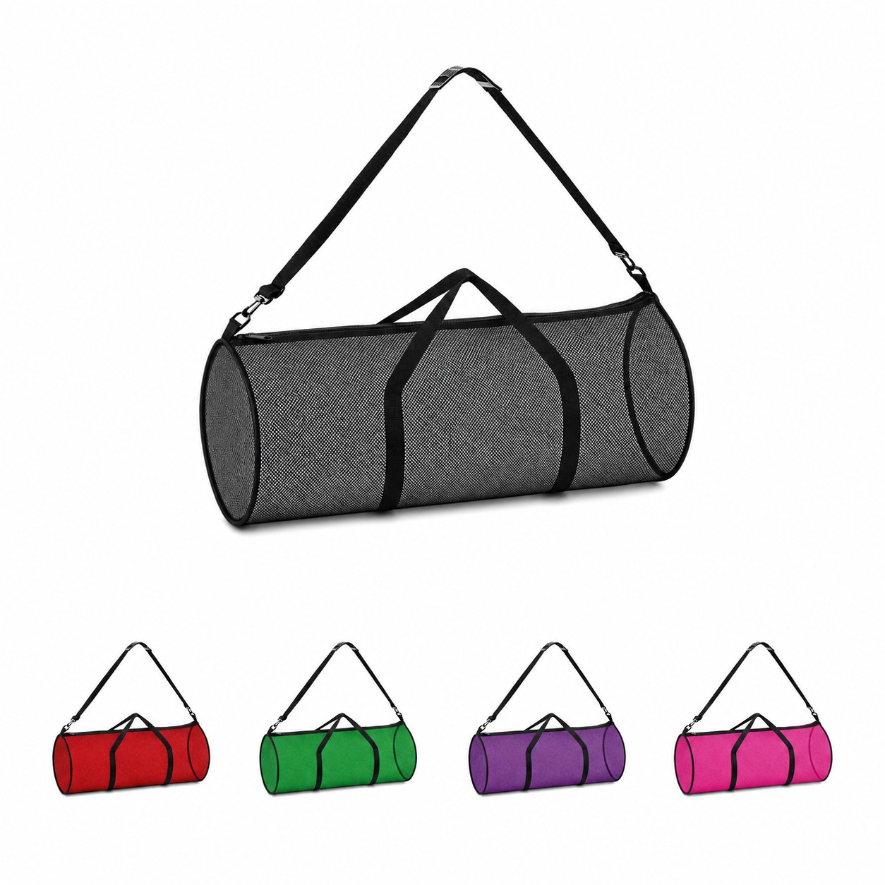 Large Mesh Sports Equipment Duffle Bag