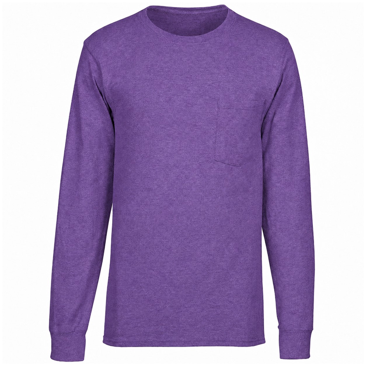 Workwear Pocket Long Sleeve Tee — Purple